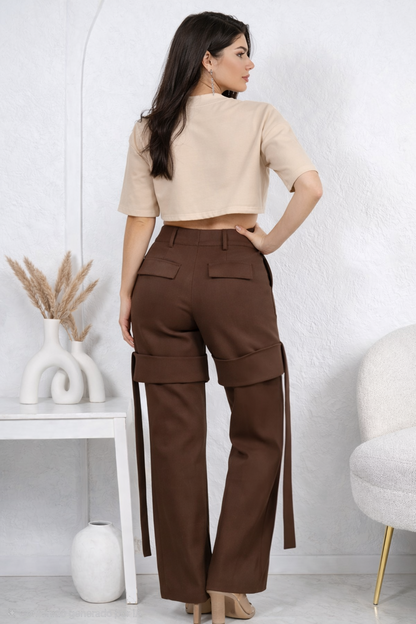 Mock Neck Crop Essential | Camisa Crop Moderna para Mujer .
--