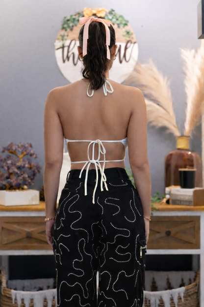 Top Halter Cut out