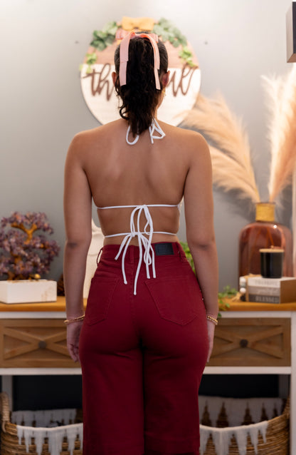 ✨ Pantalón Cargo Wide Leg con Brillos✨
