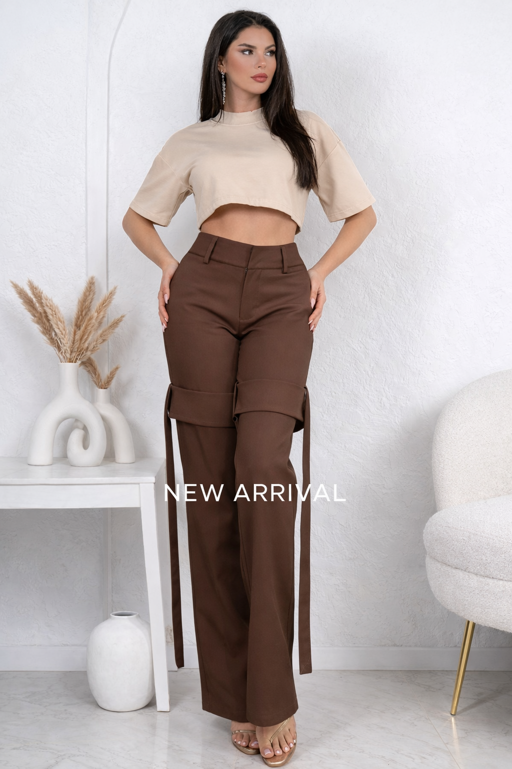 Mock Neck Crop Essential | Camisa Crop Moderna para Mujer .
--