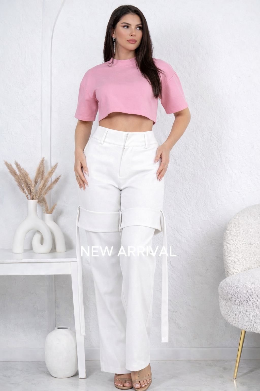 Mock Neck Crop Essential | Camisa Crop Moderna para Mujer .
--