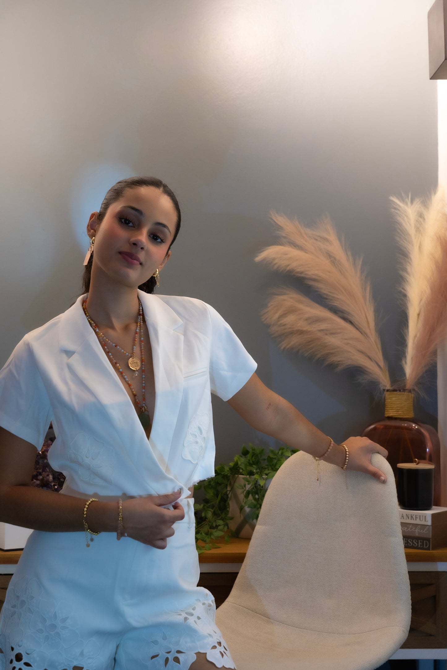 ✨ Set Blazer Crop + Short Bordado – Lucky Vida Boutique ✨