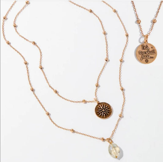 Gargantilla de mariposa "Ella creía que podía"